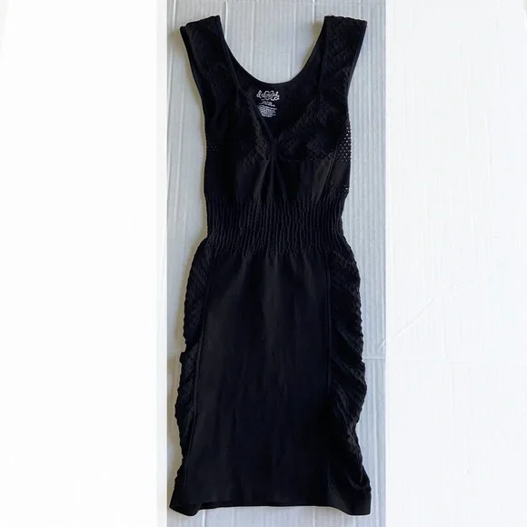 Intimately Free People Dress Womens XS/S Bodycon Tight Black Dress Cut Out - Picture 1 of 15